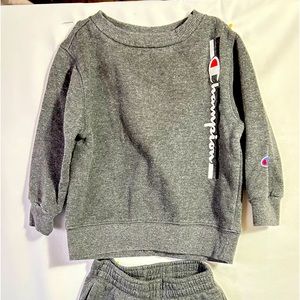 Champion sweat pants and sweat shirt